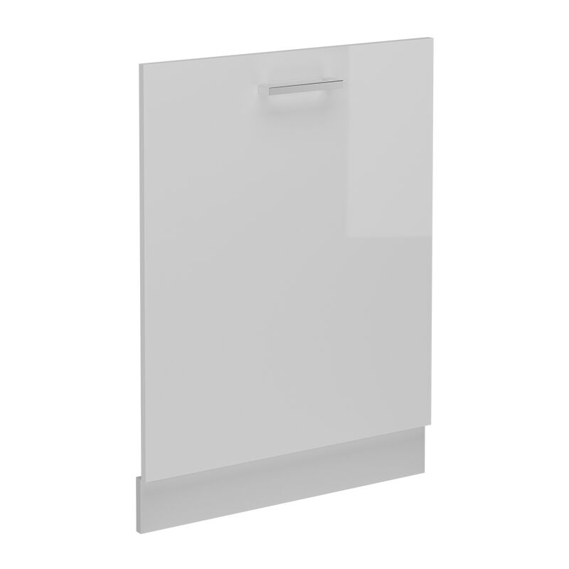 Geschirrspülblende R-line, Weiß Hochglanz, 60 Cm Ohne Arbeitsplatte Vicco