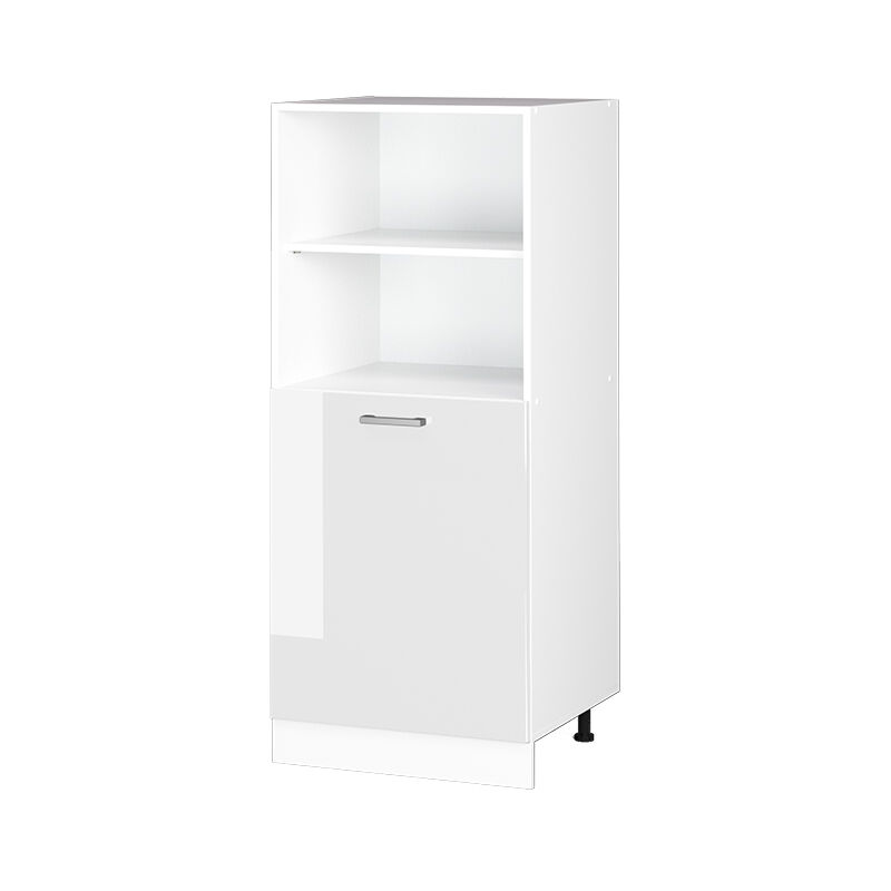 Vicco - Herdumbauschrank R-line, Weiß Hochglanz, 60 Cm