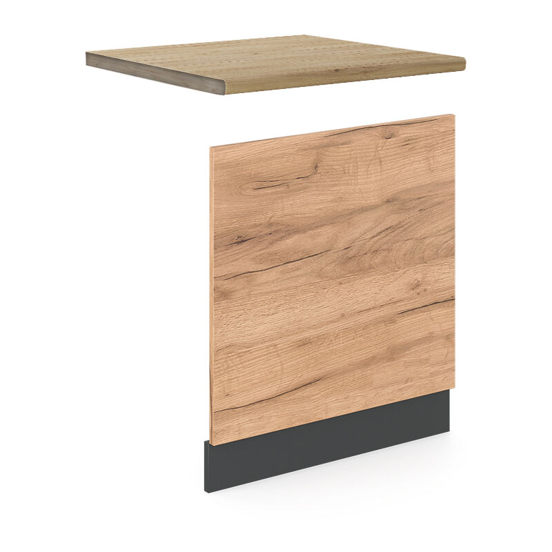 Vicco - Frontblende R-line, Goldkraft Eiche, 60 Cm , Ap Eiche