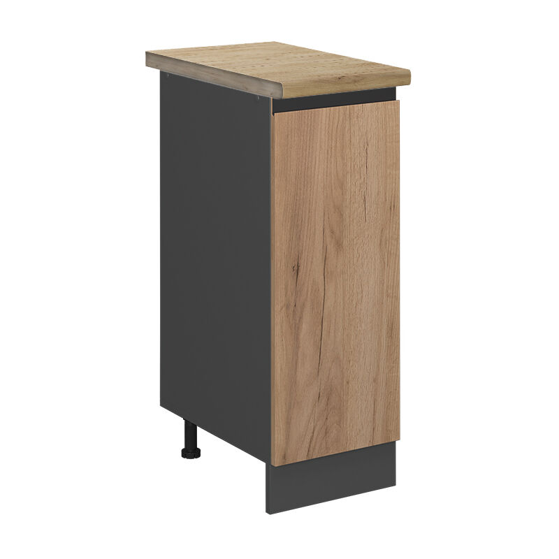 Apothekerschrank R-line, Goldkraft Eiche, 30 Cm , Ap Eiche, Vicco