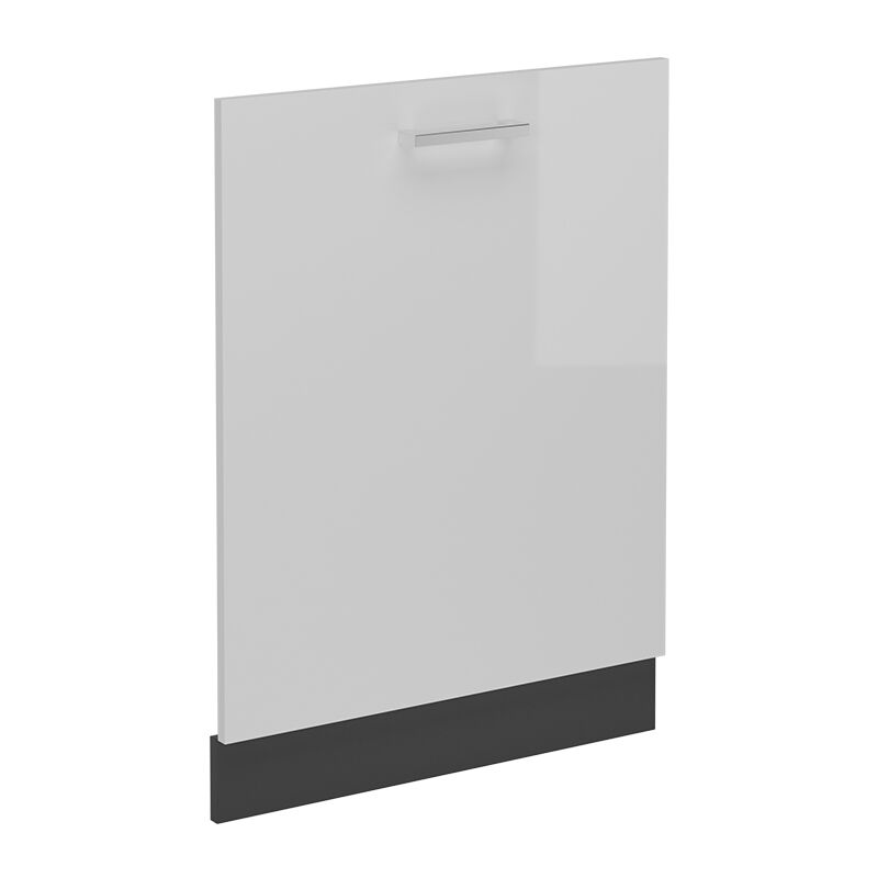 Geschirrspülblende R-line, Weiß Hochglanz, 60 Cm Ohne Arbeitsplatte Vicco