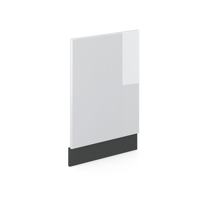 Frontblende R-line, Weiß Hochglanz, 45 Cm Ohne Arbeitsplatte Vicco