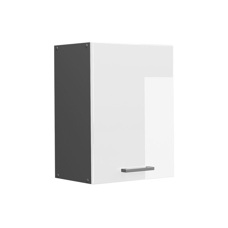 Hängeschrank R-line, Weiß Hochglanz, 45 Cm Vicco