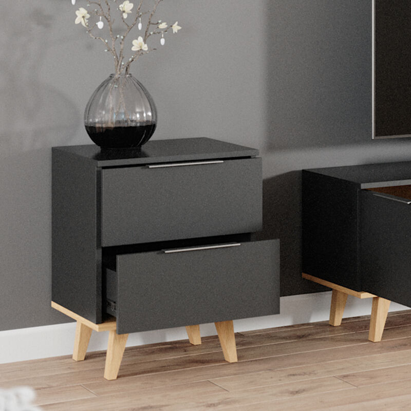 Kommode Nautica, Anthrazit, 45.9 X 60.6 Cm Vicco