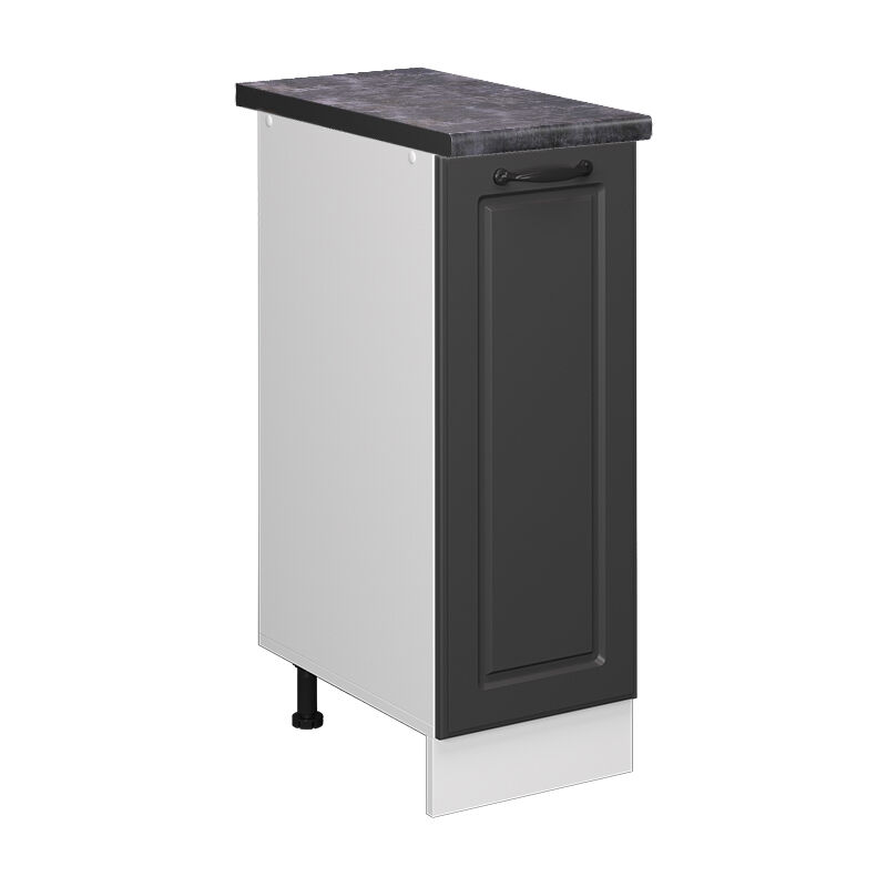 Vicco - Apothekerschrank R-line, Anthrazit Landhaus, 30 Cm , Ap Anthrazit