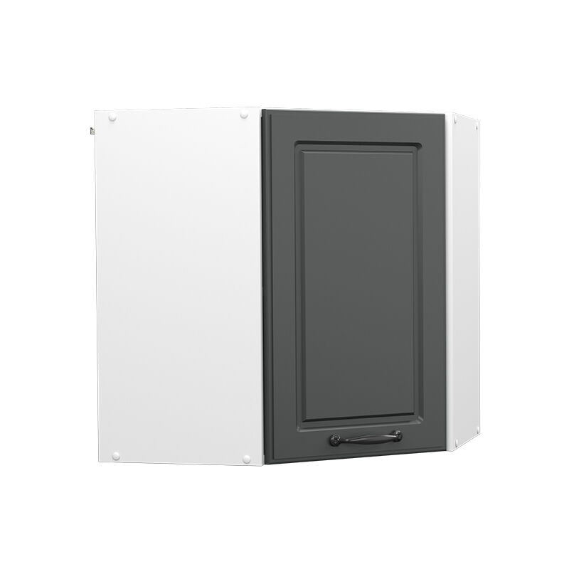 Vicco - Eckhängeschrank R-line, Anthrazit Landhaus, 57 Cm