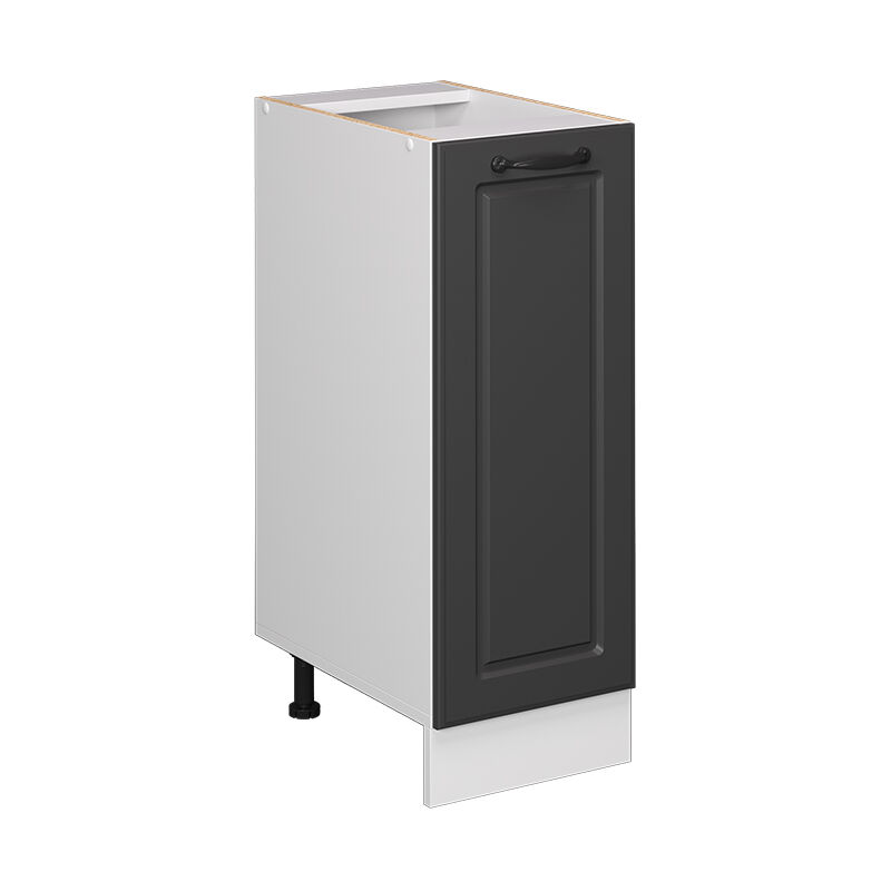 Vicco - Apothekerschrank R-line, Anthrazit Landhaus, 30 Cm Ohne Arbeitsplatte