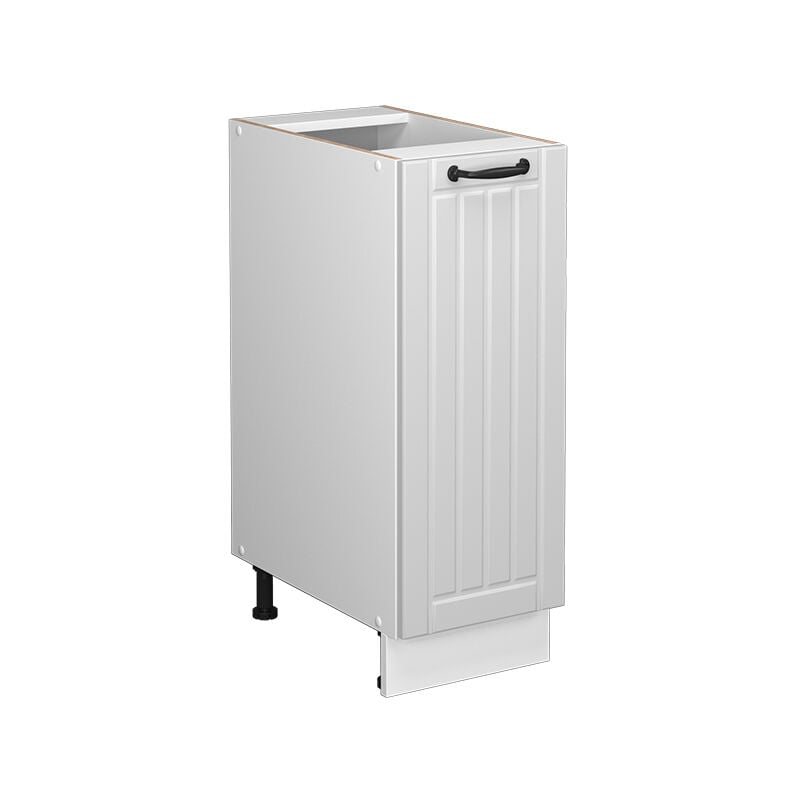 Meuble de cuisine Fame-Line, Blanc campagne, 30 cm, pt Chêne Vicco