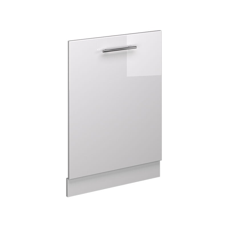 Façade de lave-vaisselle Fame-Line, Blanc Haute brillance, 60cm sans pt Vicco