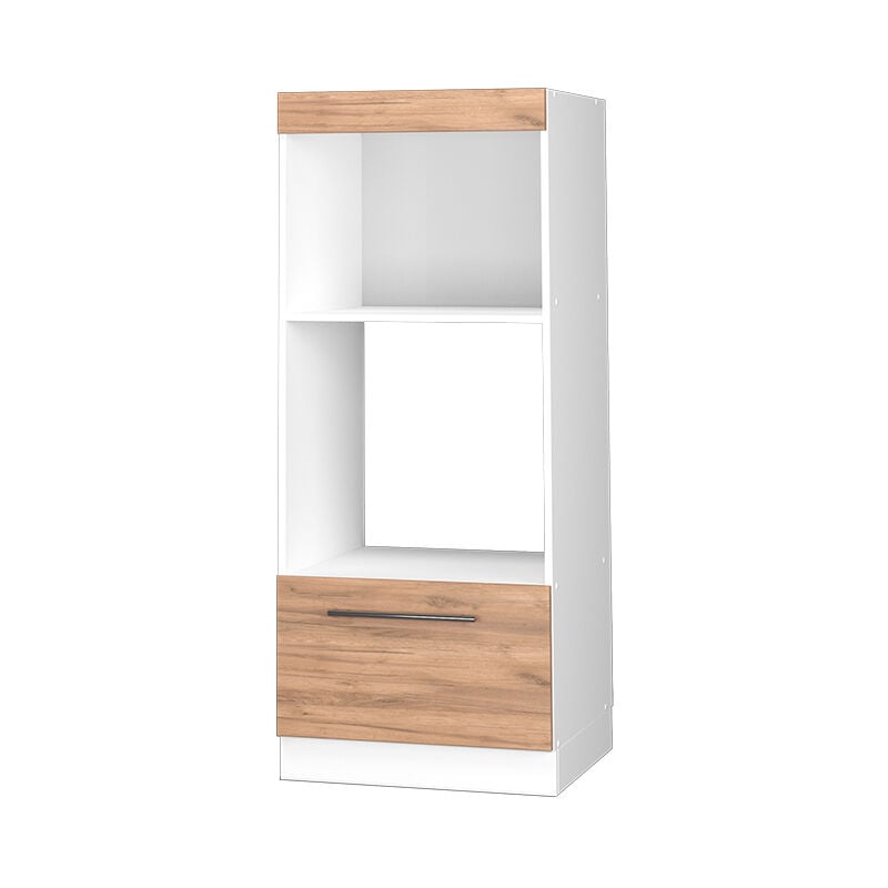 Armoire micro-ondes Fame-Line, Chêne de force doré, 60 cm ouvert Vicco