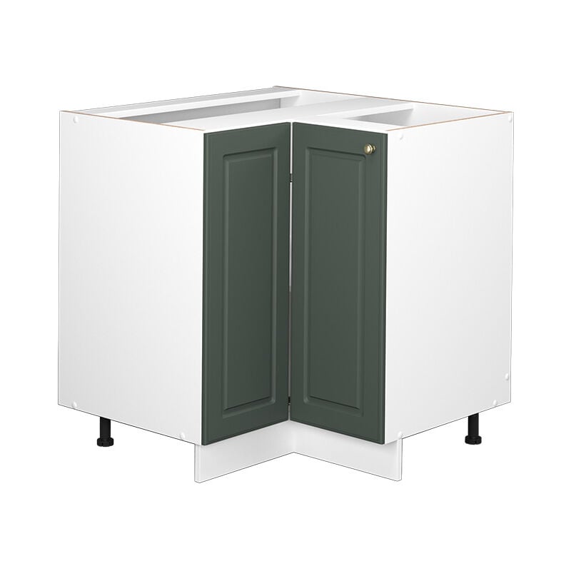 Meuble d'angle Fame-Line, Vert Or Campagne, 80.5 cm sans plan de travail Vicco