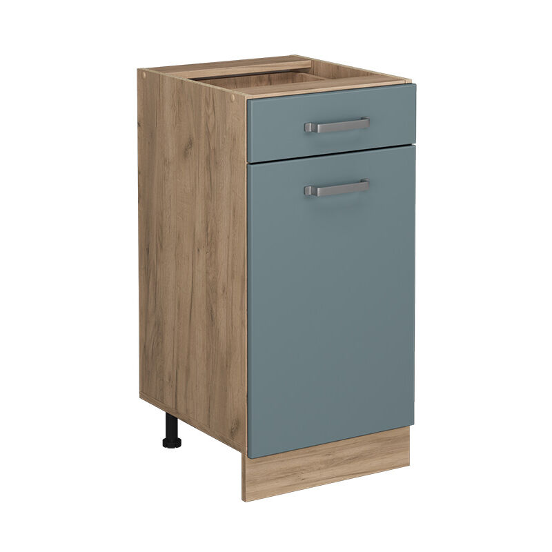 Meuble cuisine R-Line, Bleu-gris, 40cm sans pt Vicco