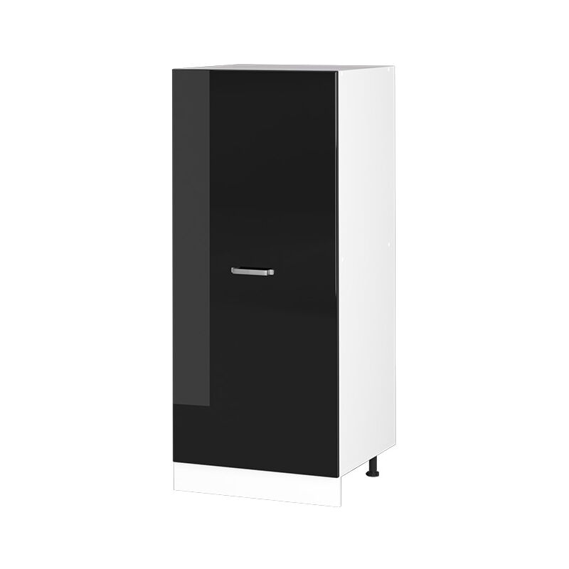 Vicco - Meuble pour four R-Line, Noir Haute brillance, 60 cm
