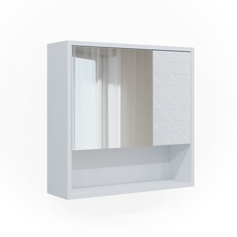 Armoire de toilette Agasta, Blanc, 54 x 53 cm, Vicco