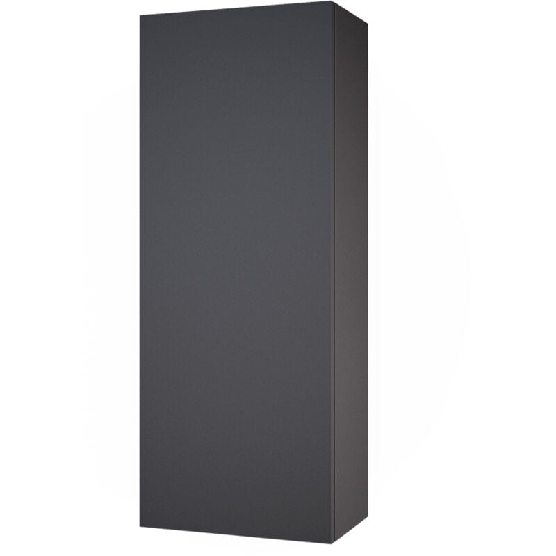 Vicco - Armoire murale de salle de bain Gloria, Anthracite, 33 x 84 cm avec 2 étagères
