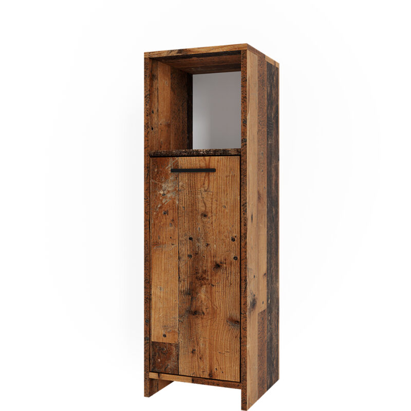 Meuble de rangement de salle de bain Kiko, Chêne rustique, 30 x 95 cm, Vicco