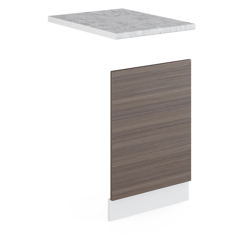 Frontblende R-line, Grau, 45 Cm , Ap Marmor Vicco