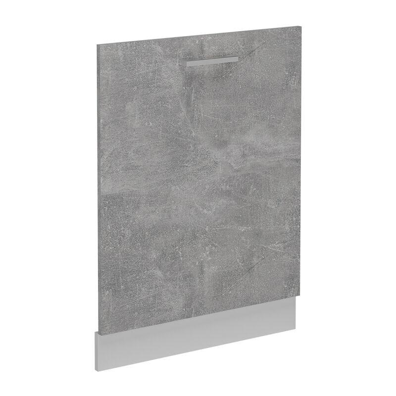 Geschirrspülblende R-line, Beton, 60 Cm Ohne Arbeitsplatte Vicco