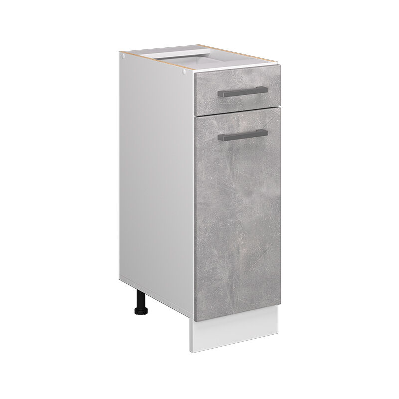 Vicco - Küchenunterschrank R-line, Beton, 30 Cm Ohne Arbeitsplatte