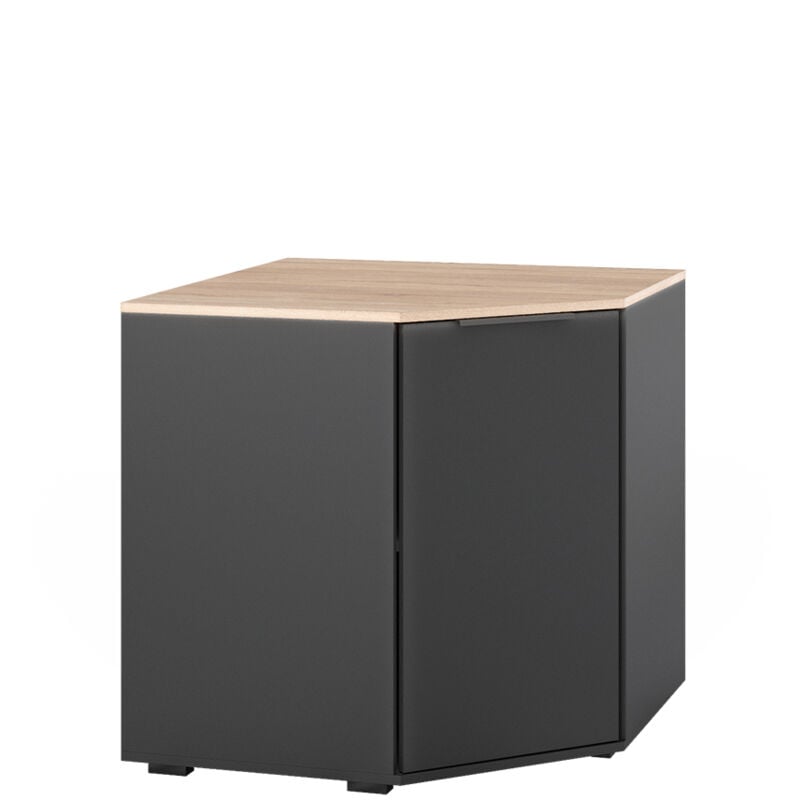 Vicco - Sideboard Betti, Anthracite, 77.9 x 77.9 cm avec 1 porte