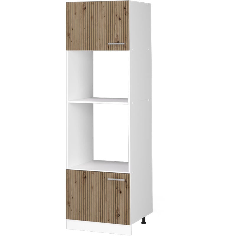 Armoire micro-ondes R-Line, Chêne Artisan, 60 cm, Vicco