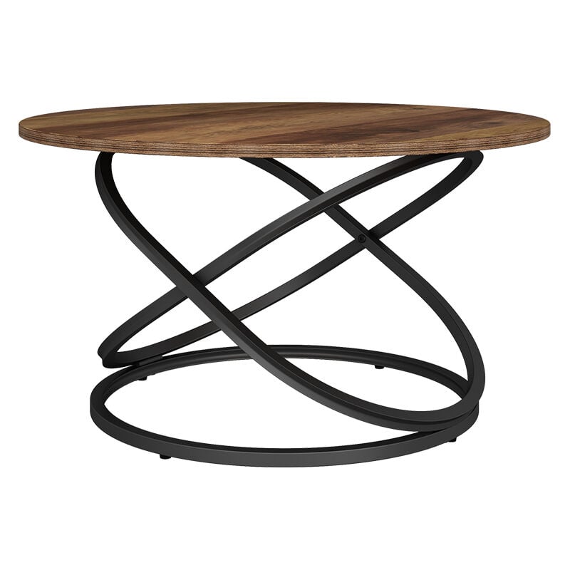 Vicco - Table basse Calgary, Bois, 79.5 x 62 cm avec grande surface de travail