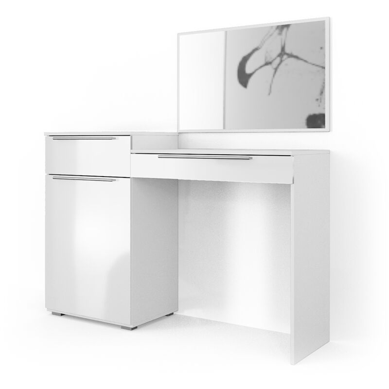 Coiffeuse Lilli, Blanc, 135 cm Vicco