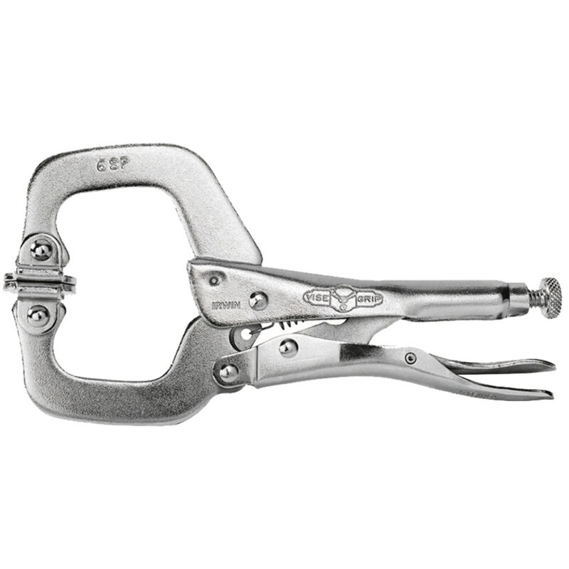 Visegrip - Irwin T18EL4 6SP 6' Locking C-Clamp comes with Swivel Pads