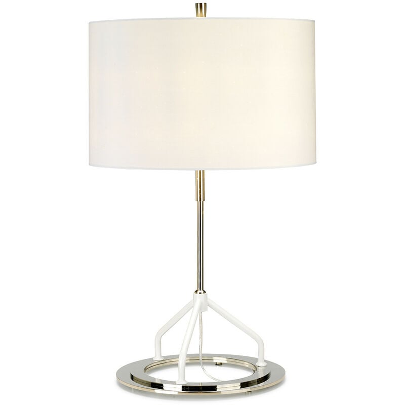 Elstead Vicenza - Table Lamp - Dark Grey Polished Nickel, E27