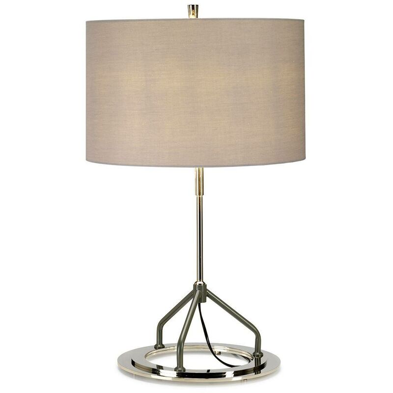 Elstead Vicenza - Table Lamp - White Polished Nickel, E27