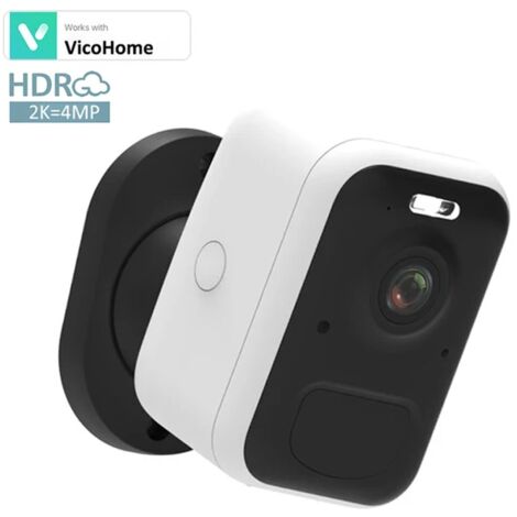 VicoHome Telecamera a Batteria Smart WiFi 4MP 2K Plug and Play