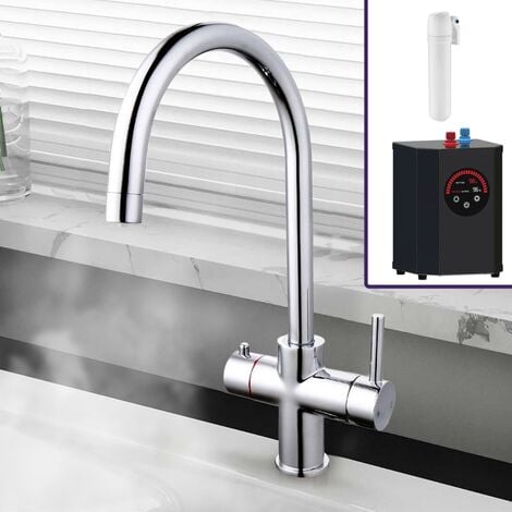 Victoria 3 In 1 Instant Boiling Water Kitchen Mixer Tap