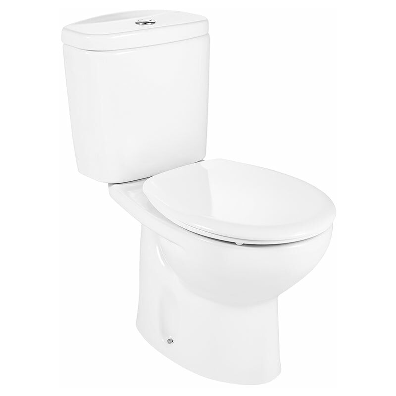 

ROCA VICTORIA Inodoro Completo Blanco - Alimentación Inferior - Asiento: Caida Amortiguada - Desagüe: PARED