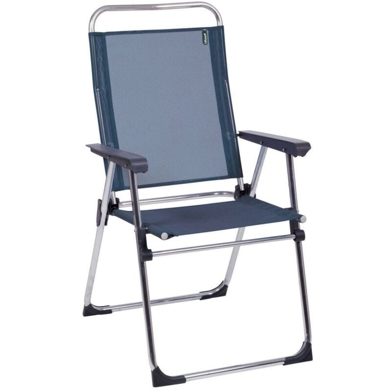 Lafuma Mobilier - Fauteuil Camping et Plage Pliant - Ultra-Léger - Alu Victoria - Batyline® Iso - Bleu Océan