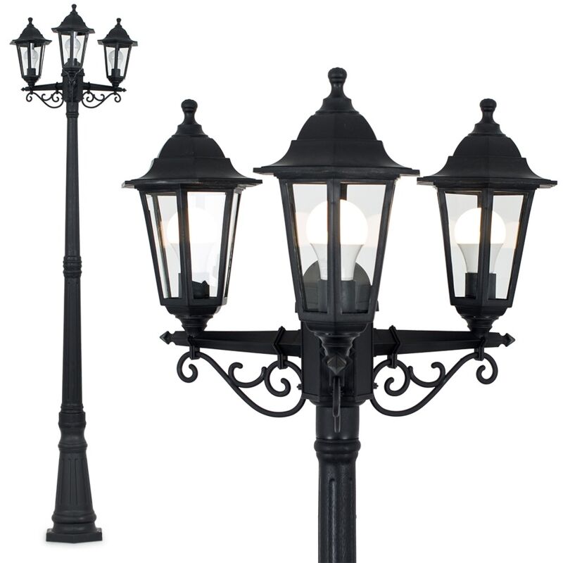 Preston Garden Light Post Outdoor Garden Way Street Path Lamp Lamppost Lighting