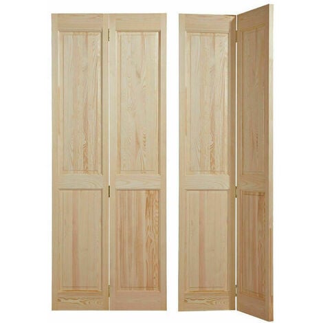 Victorian 4 Panel Clear Pine BiFold Door 1981 x 686mm