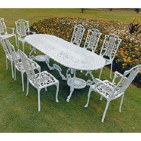 Victorian Maxi Grand British Made, High Quality Cast Aluminium Garden Furniture