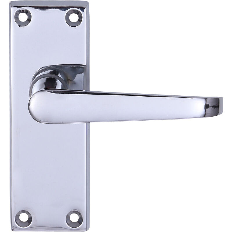 George Boyd - Victorian Straight Latch Door Handle Chrome Plated