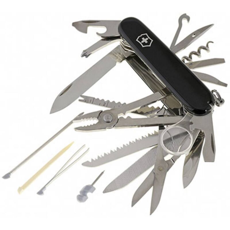 SwissChamp Swiss Army Knife Black 1679530 vicswisbl