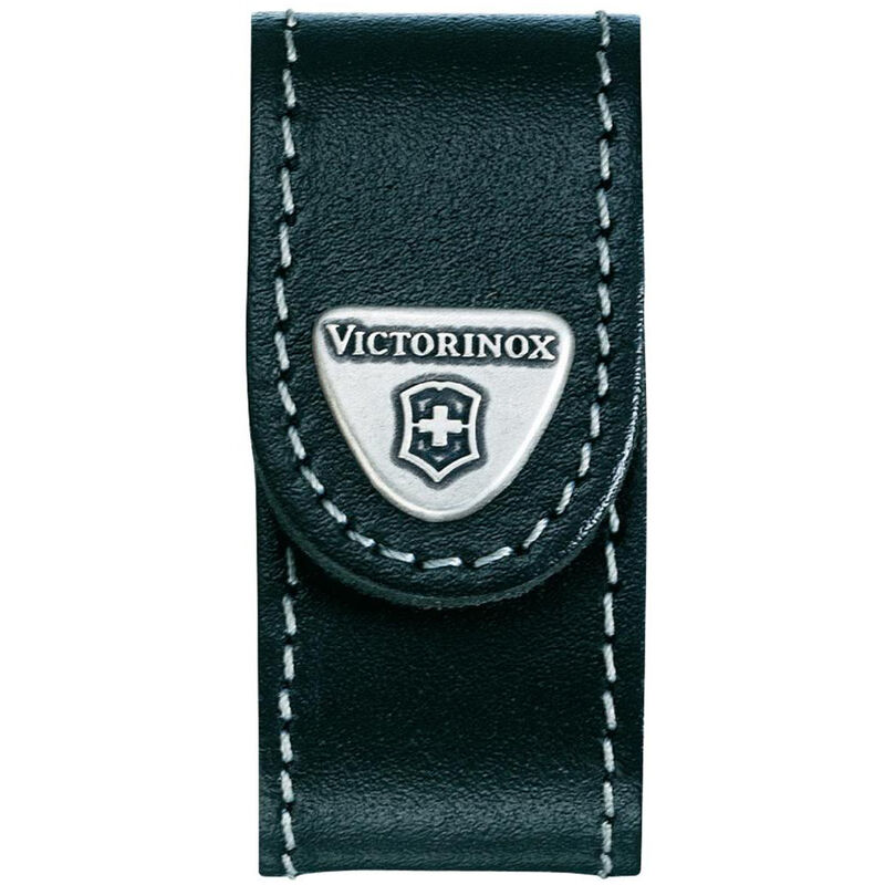 Image of Victorinox - Custodia per cintura in pelle 4.0518.XL, nera, con chiusura in velcro, per i modelli da 58 mm linea classica
