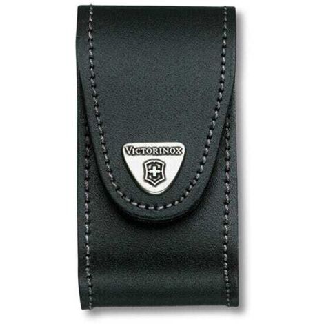 Victorinox Black 9.8cm Leather Belt Pouch