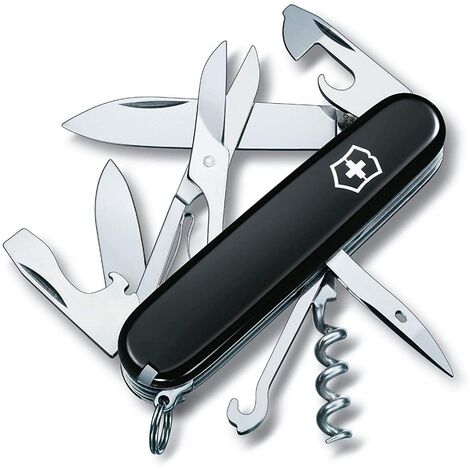 Victorinox, Climber, Coltellino Svizzero, Originale, Multiuso, Campeggio, 14 Funzioni, Lama, grande, Cavatappi