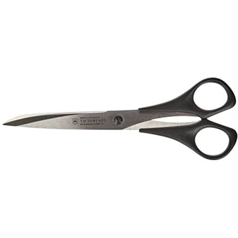 Victorinox Forbici professionali e per la casa, Lama extra affilata, 16 cm, Manico in plastica robusta, Acciaio inossidabile, nero
