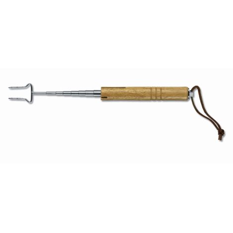 Victorinox, Forchettone per barbecue apribile, Coltellino Svizzero, accessori, Portachiavi, Tascabile, acciaio inossidabile, beige
