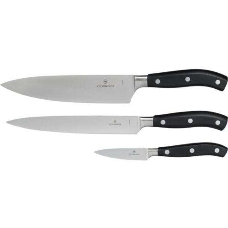 Victorinox Schwarz Grand Maitre Kochmesser Set 3 Teilig