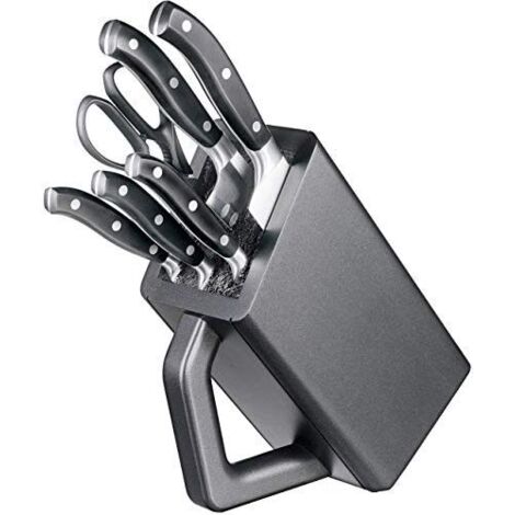 Victorinox Grand Maitre Set de Bloc Porte-Couteaux, Pointe de Bois, Couteau d’Office,...
