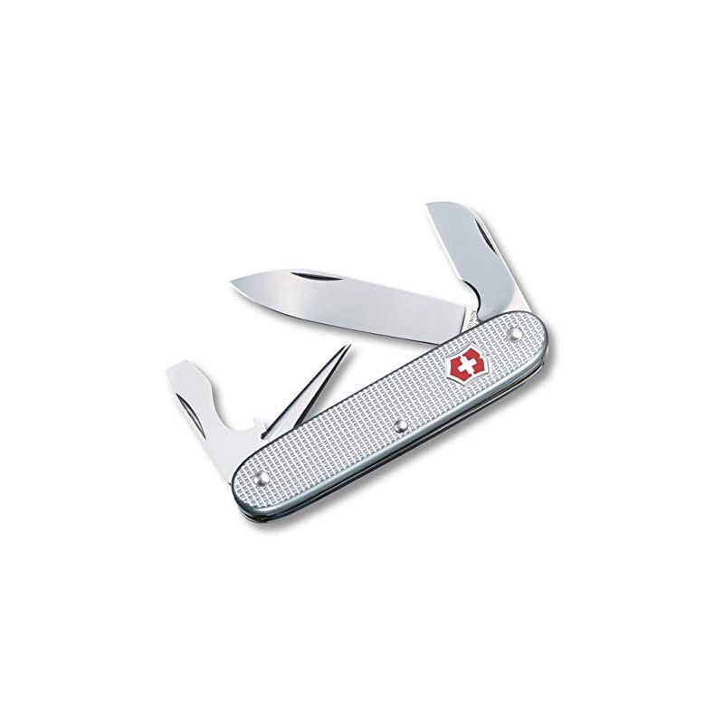Victorinox - Couteau suisse Electrician 0.8120.26 idéal pour les électriciens 7 fonctions couleur alox cannelé