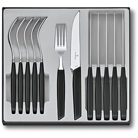 Victorinox Set 12 Posate Con Lama Seghettata  Set a Punta