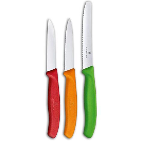 Victorinox Swiss Classic - Set di 3 coltelli per frutta e verdura - Acciaio inossidabile