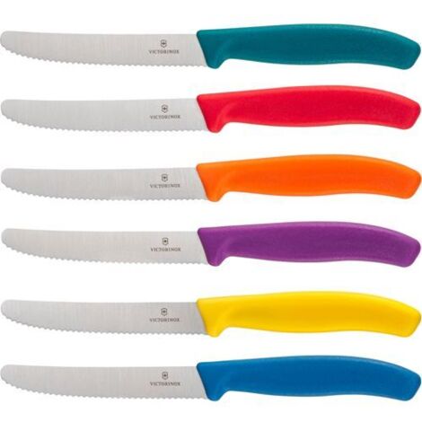 Victorinox Swiss Classic Tafelmesser 6tlg. Mehrfarbig